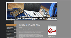 Desktop Screenshot of cerrajero-web.com