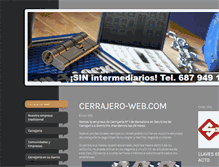 Tablet Screenshot of cerrajero-web.com